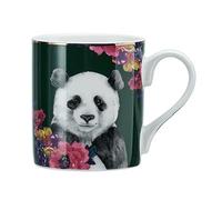 Mikasa Wild At Heart Panda Porcelain Mug Green