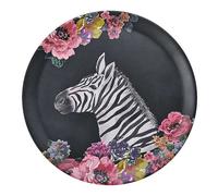 Mikasa Wild At Heart Round Zebra Tray