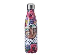 Mikasa Wild At Heart Sloth Water Bottle Navy