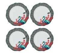 Mikasa X Sarah Arnett Porcelain Dinner Plates, Set Of 4, 27Cm