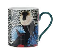 MIKASA x Sarah Arnett Porcelain Mug, 350ml, Peacock Print