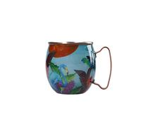 MIKASA x Sarah Arnett Stainless Steel Moscow Mule Mug, 450ml, Flamingo