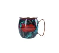 MIKASA x Sarah Arnett Stainless Steel Moscow Mule Mug, 450ml, Lip Print