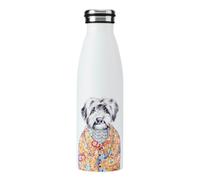 Mikasa x Tipperleyhill Cockapoo Double-Walled Stainless Steel Water Bottle, 500ml - White - Stainless Steel - Water Bottle
