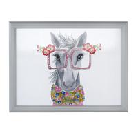 Mikasa x Tipperleyhill Laptray, Printed Tray with Cushioned Base, Rectangular Tray for Eating, Reading & Painting, Horse Print, 44cm, Unique Gifting