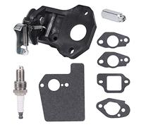 Mikatesi 16620-Z8D-305 Thermo Wax Assembly & 16600-Z8B-900 Choke Control for Honda GCV160 GCV160A0 GCV160LA0 GCV160LA1 GCV190 GCV190LA HRX217 HRR216 Lawn Mower Engine Parts - with Spark Plug Gaskets