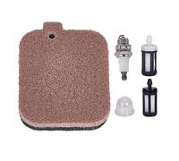 Mikatesi BG55 Air Filter Tune Up Kit for Compatible with Stihl BG46 BG45 BG55 BG65 BG85 BR45C SH55 SH85 Leaf Blower Replaces Parts 4229 120 1800 - with Spark Plug Fuel Filter Repower Kit