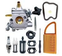 Mikatesi C1Q-S183 BR600 Carburetor Kit with 4282 141 0300 Air Filter Kit For Stihl BR500 BR550 BR600 BR700 BR 500 550 600 700 Backpack Leaf Blower Replaces Zama C1Q-S183 4282-120-0606 Parts