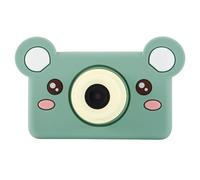 kiimento BPA-Free Silicone Kids Camera, Best Travel Buddy Mikayo The Bear Digital & Video Camcorder for Boys & Girls Ages 4+, 24MP Photo, 1080P Video, 32GB Memory Card, Birthday Gift (Model C)