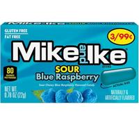 Mike and Ike Sour Blue Raspberry Flavoured Candy Theater Box 22g (6)