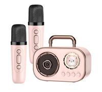 Mike And Speaker Set Double Microphone Connection, Portable Audio Supplies