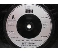 Mike Anthony - Anthony, Mike Why Can't We Live Together 7" Ariola ARO293 EX 1982