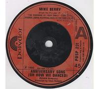 Mike Berry - ANNIVERSARY SONG 7 INCH (7" VINYL 45) UK POLYDOR 1980
