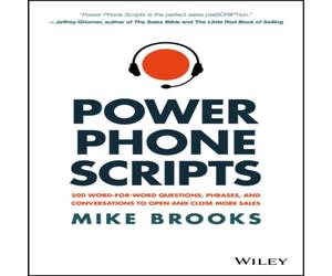 Mike Brooks Power Phone Scripts Hardcover Book Mike Brooks Multicolor