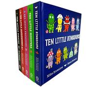 Mike Brownlow Ten Little Collection 4 Books Set (Dinosaurs, Monsters, Princesses & Pirates)