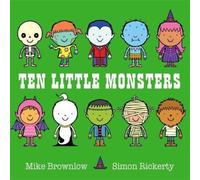 Mike Brownlow Ten Little Monsters Paperback Book Mike Brownlow Multicolor