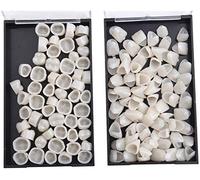 Mike-Dental 100PCS Temporary Crowns Posteriors Anterior Molar Front Resin Tooth Teeth Caps