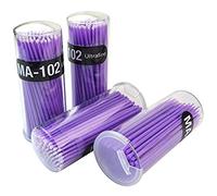 Mike Dental 400pcs Micro Applicators Disposable Brushes for Eyelash Extensions Oral Using
