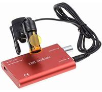 Mike-Dental Surgical Headlamps 5W Adjustable Clip Type LED Head Light Suitable for All Medical Loupes 007 (Black)