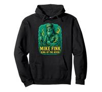 Mike Fink King of the River American Frontier Legend Design Pullover Hoodie