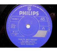 Mike Harding - Harding, Mike Guilty But Insane 7" Philips CLOG1 EX 1977 3-tracks: Born Bad/Jimmy Spoons/Manuel