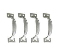 Mike Home Hardware Tools Metal Galvanized Bow Door Handle Classic Style Furniture Kitchen Utensils Drawer Door Handle 20 Pcs (Large)