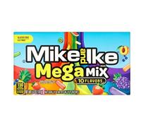Mike & Ike Mega Mix Fruit Candies 10 Flavours 141gr x 5 pack