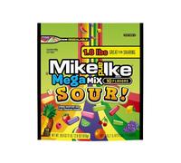 Mike & Ike Mega Mix Sour Candy Large 28.8 Ounce Bag