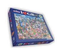 Mike Jupp I Love Gb Too! 1000 Piece Jigsaw Puzzle KDMD Beige 1000 Pieces