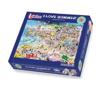 Mike Jupp I Love Summer 1000 Piece Jigsaw Puzzle KDMD Light Blue 1000 Pieces