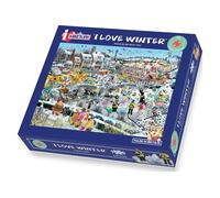 Mike Jupp I Love Winter 1000 Piece Jigsaw Puzzle KDMD Beige 1000 Pieces
