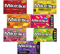 Mike & lke Cherry, Sour Lemon,Orange,Tropical Typhoon,Sour Watermelon,Original Fruits,Jolly Joes Flavour Candy Box 22g