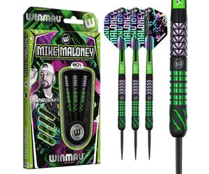 Mike Maloney Aero-Grade Tungsten Darts 22-24g | Red Dragon Steel Tip Darts 22g | Winmau