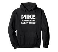 MIKE Man I Know Everything Pullover Hoodie