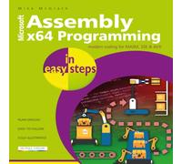 Mike McGrath Assembly x64 Programming in easy steps Paperback Book in White Mike McGrath White