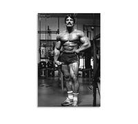 Mike Mentzer Black and White Bodybuilding Poster Decorative Painting Canvas Wall Art Living Room Poster Bedroom Painting Wall Art Picture Print Modern Family Room Decor 16 x 24 Inches (40 x 60 cm)