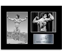 Mike Mentzer Gym Bodybuilding Motivational Poster Signed Photo Display Mount A4