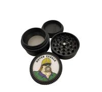 Mike Nolan - Big LEZ Show - Never Exhale - Herb Grinder - Judge Grinda - 3D Printed (Black, Catcher)