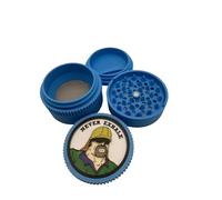 Mike Nolan - Big LEZ Show - Never Exhale - Herb Grinder - Judge Grinda - 3D Printed (Blue, Catcher)
