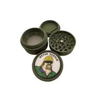 Mike Nolan - Big LEZ Show - Never Exhale - Herb Grinder - Judge Grinda - 3D Printed (Dark Green, Catcher)