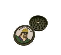 Mike Nolan - Big LEZ Show - Never Exhale - Herb Grinder - Judge Grinda - 3D Printed (Dark Green, Compact)