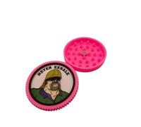 Mike Nolan - Big LEZ Show - Never Exhale - Herb Grinder - Judge Grinda - 3D Printed (Pink, Compact)