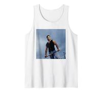 Mike Piazza Baseball Catcher NY Mets MLB by Michael Grecco Tank Top