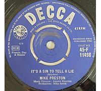 Mike Preston - It's A Sin To Tell A Lie - 7" 45