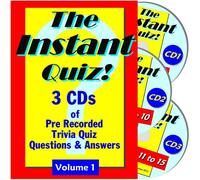 Mike Rouse - The Instant Quiz - Trivia Quizzes on Audio CDs with Answers. Hosted by Quizmaster Mike Rouse