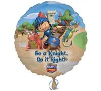 Mike The Knight Do It Right Foil Balloon in Duck Egg Blue Mike The Knight Duck Egg Blue