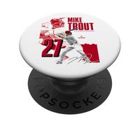 Mike Trout | Los Angeles A MLB Baseball Players| MLBMTR304N PopSockets Adhesive PopGrip