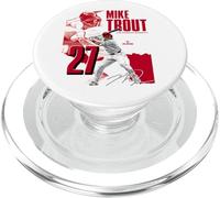 Mike Trout | Los Angeles A MLB Baseball Players| MLBMTR304N PopSockets PopGrip for MagSafe