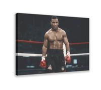 Mike Tyson Poster Boxing Poster 57 Canvas Poster Bedroom Decor Sports Landscape Office Room Decor Gift Frame-style 12x18inch(30x45cm)