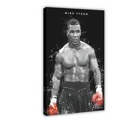 Mike Tyson Posters Boxing Picture (1) Canvas Poster Bedroom Decor Landscape Office Room Decor Gift 16x24inch(40x60cm)